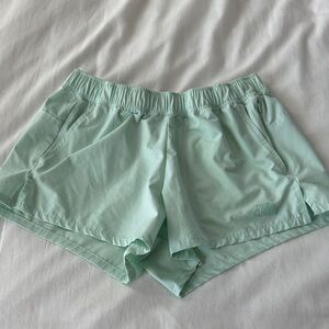 The North Face Women's Light Green Athletic Shorts Size Small
